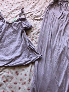 Lavender Lilac Pajama Set Women’s Coquette Dainty Y2K Sleepwear